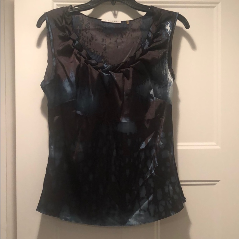 T Tahari sleeveless blouse